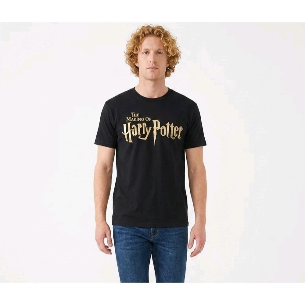 The Making of Harry Potter Warner Bros Studio Tour London Black Cotton T Shirt